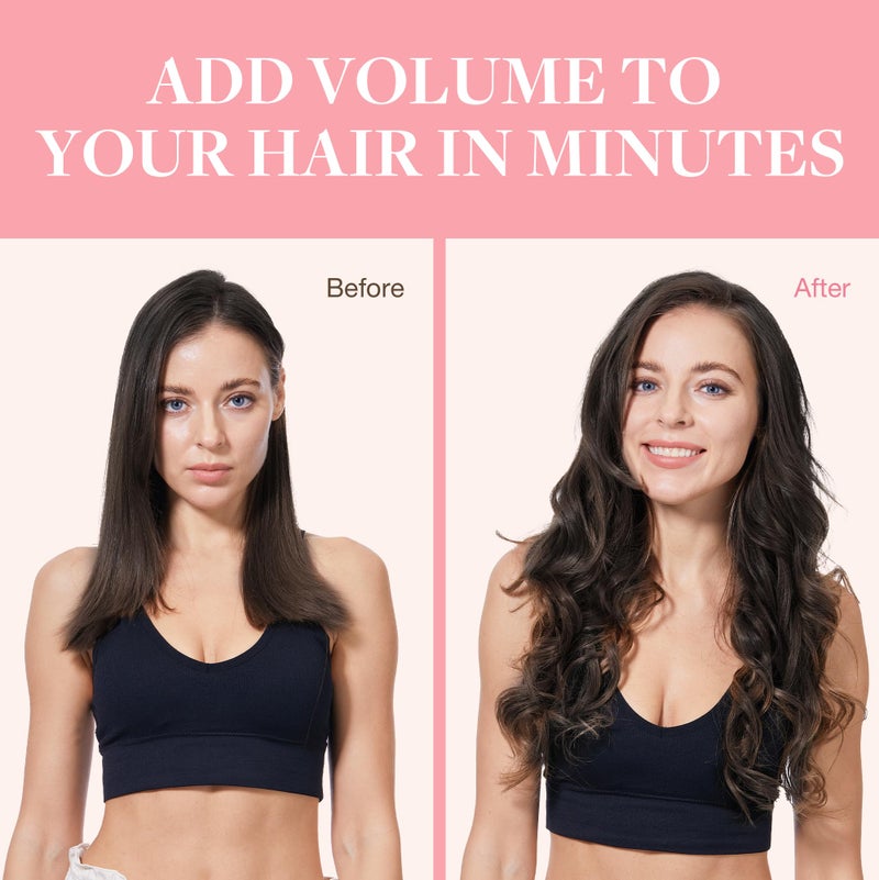 Goo-Goo GOO GOO Clip in Hair Extensions Real Human Hair, Remy Human Hair Extensions Clip ins for Women, Natural Human Hair, 20inch 120g 7Pcs, 2 Dark Brown - Image 5